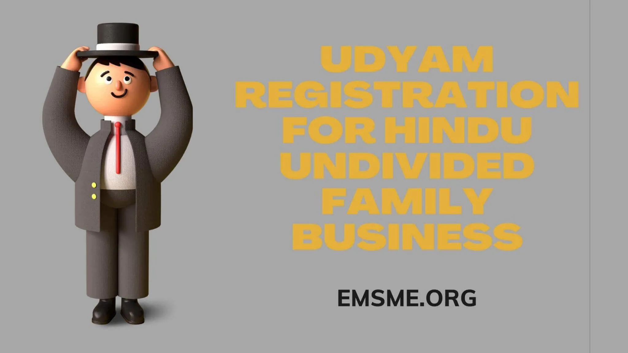 Udyam Registration for Hindu Undivided Family Business